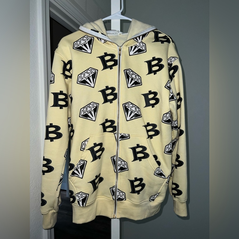 Billionaire Boys Club Diamonds and Dollars Hoodie Size Large